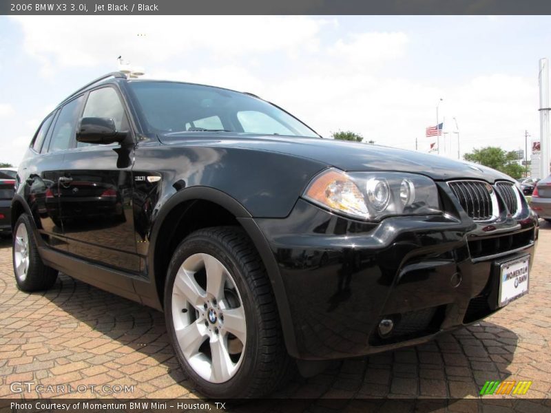 Jet Black / Black 2006 BMW X3 3.0i