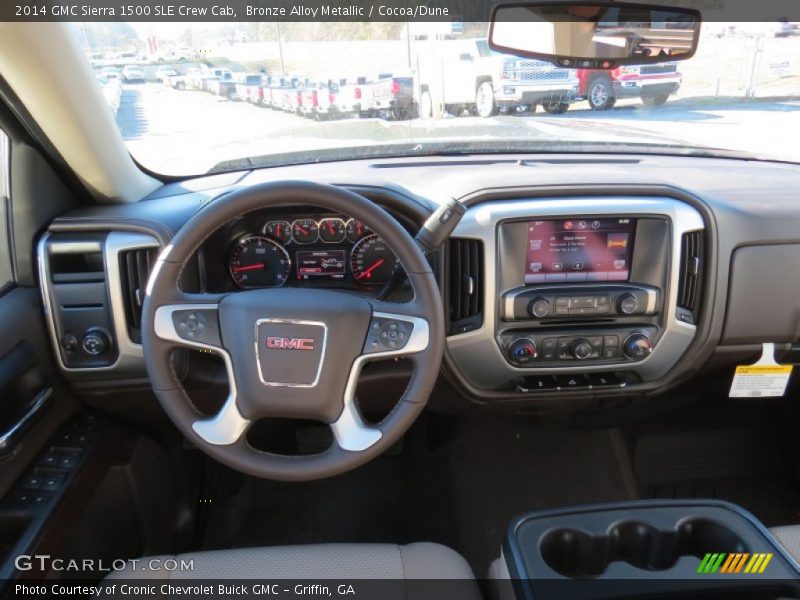 Bronze Alloy Metallic / Cocoa/Dune 2014 GMC Sierra 1500 SLE Crew Cab