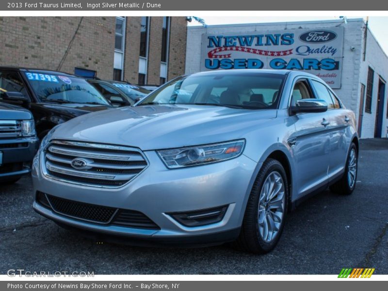 Ingot Silver Metallic / Dune 2013 Ford Taurus Limited
