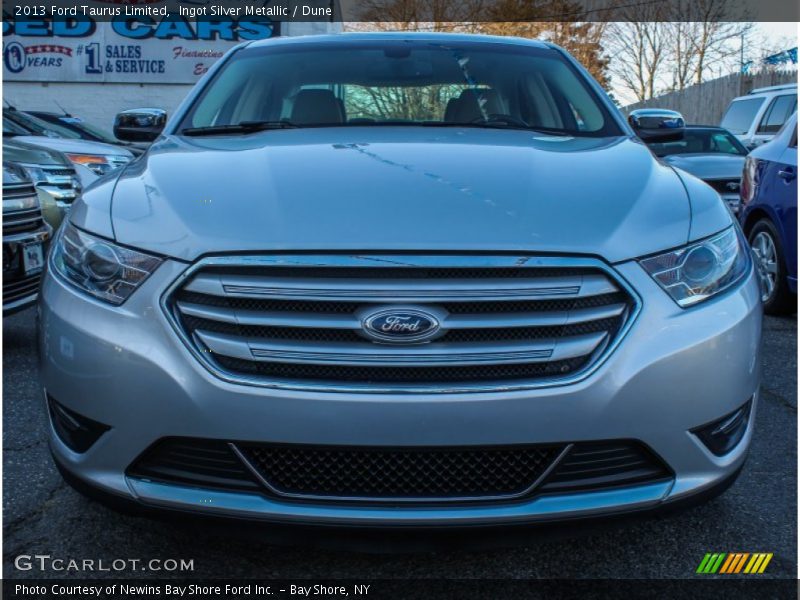 Ingot Silver Metallic / Dune 2013 Ford Taurus Limited
