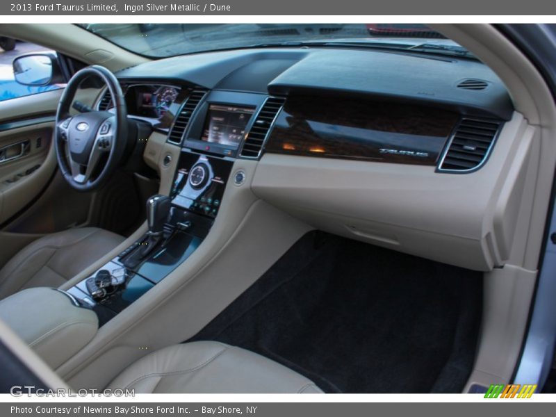 Ingot Silver Metallic / Dune 2013 Ford Taurus Limited