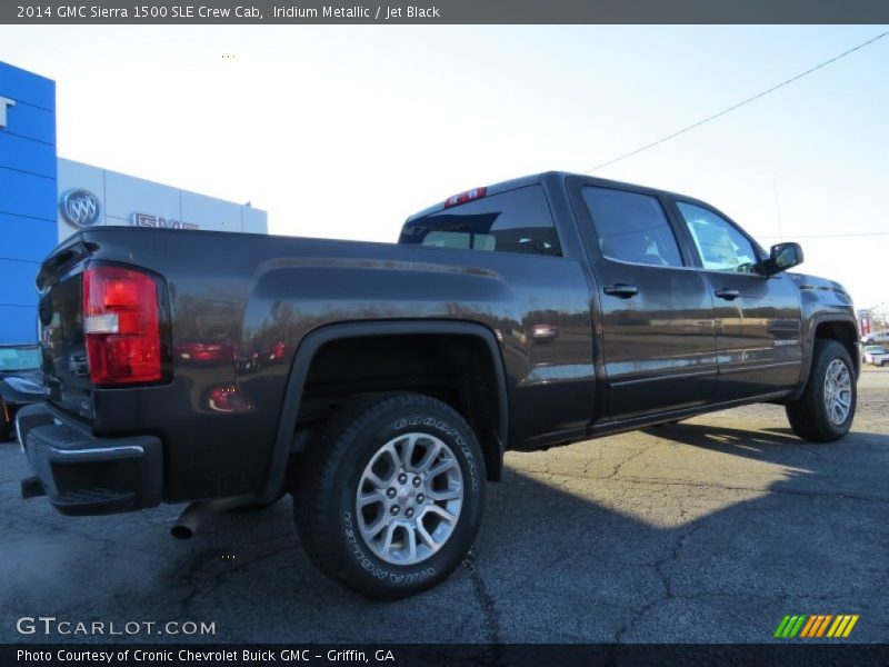 Iridium Metallic / Jet Black 2014 GMC Sierra 1500 SLE Crew Cab