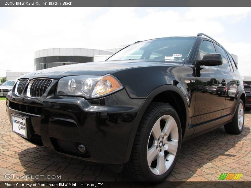Jet Black / Black 2006 BMW X3 3.0i