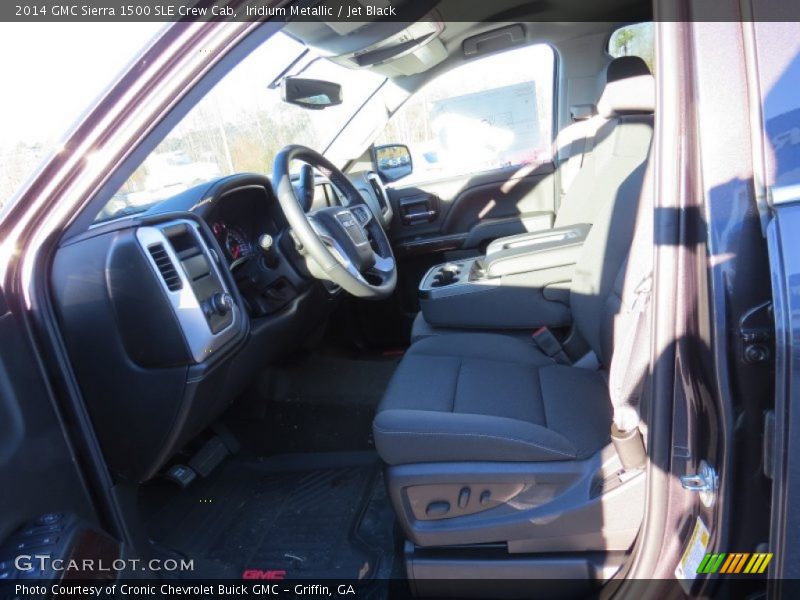 Iridium Metallic / Jet Black 2014 GMC Sierra 1500 SLE Crew Cab