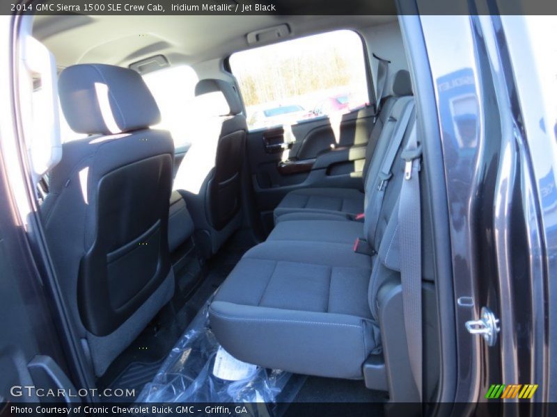Iridium Metallic / Jet Black 2014 GMC Sierra 1500 SLE Crew Cab