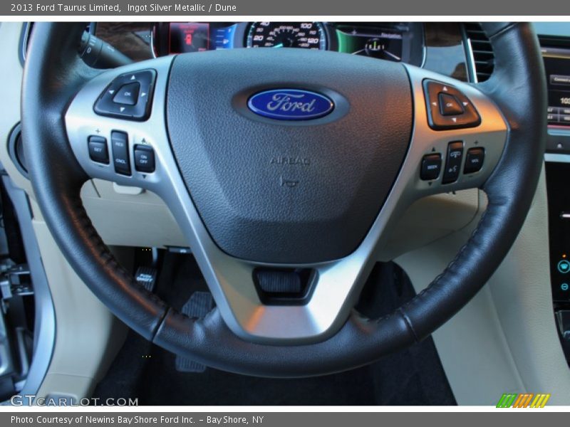 Ingot Silver Metallic / Dune 2013 Ford Taurus Limited