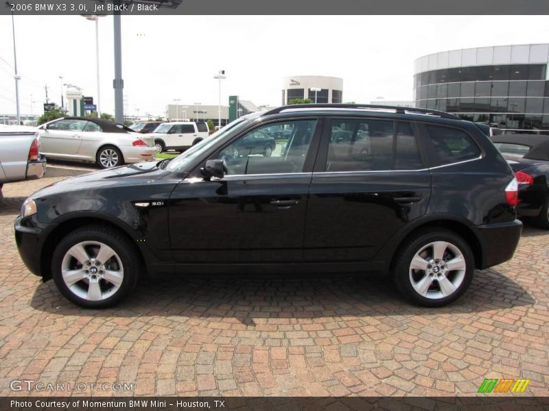 Jet Black / Black 2006 BMW X3 3.0i