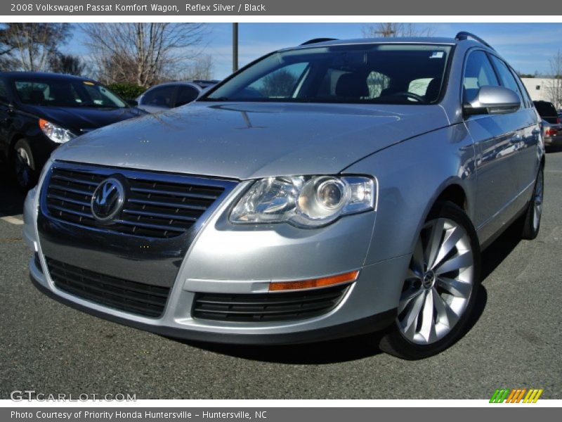 Reflex Silver / Black 2008 Volkswagen Passat Komfort Wagon