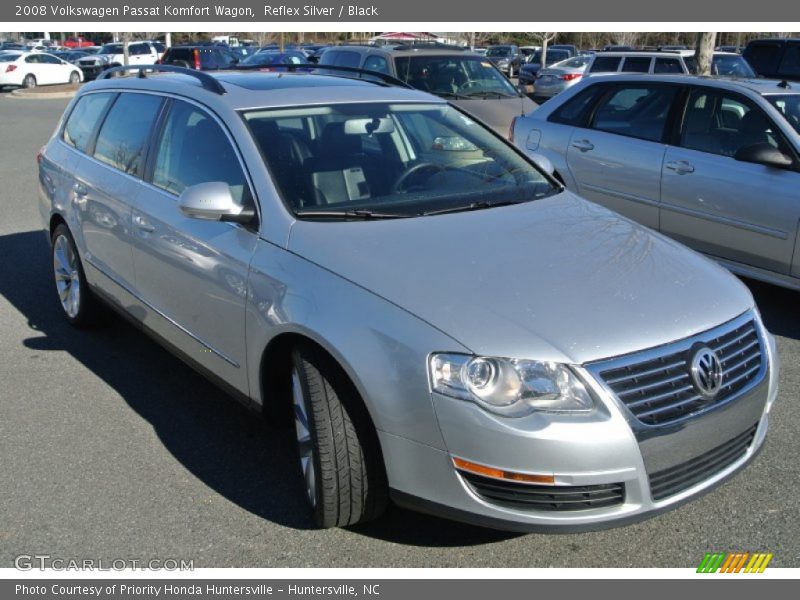 Reflex Silver / Black 2008 Volkswagen Passat Komfort Wagon