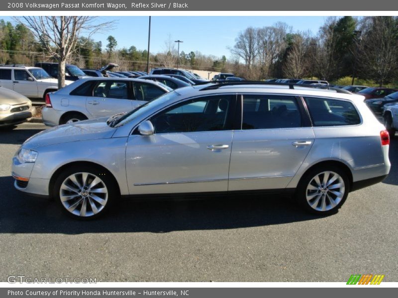 Reflex Silver / Black 2008 Volkswagen Passat Komfort Wagon