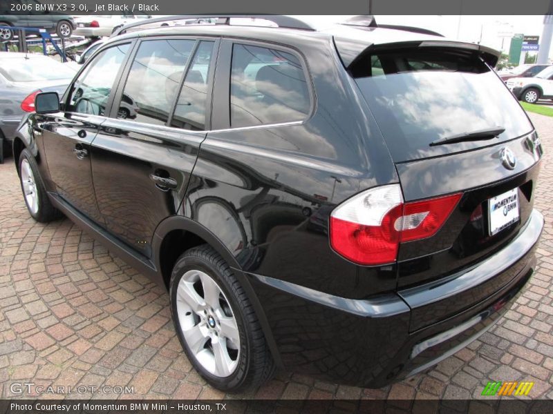 Jet Black / Black 2006 BMW X3 3.0i