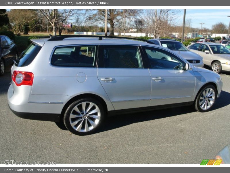 Reflex Silver / Black 2008 Volkswagen Passat Komfort Wagon