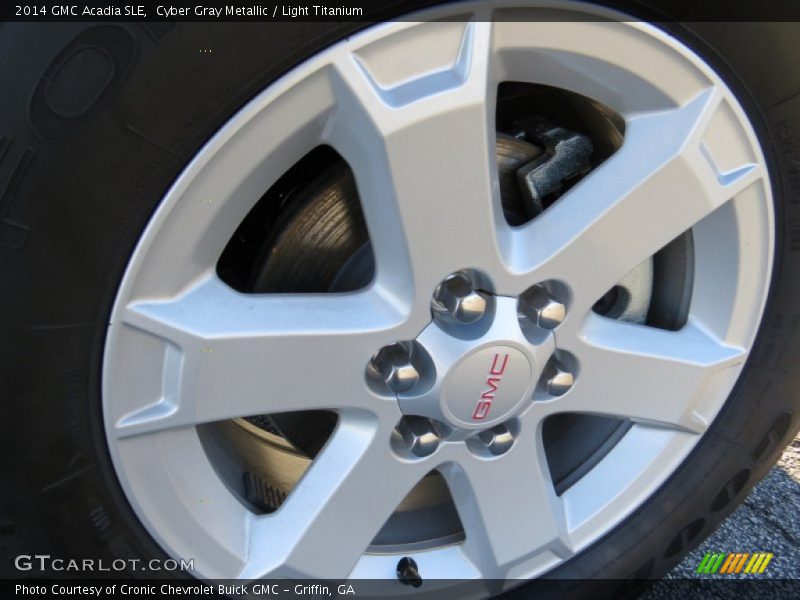 Cyber Gray Metallic / Light Titanium 2014 GMC Acadia SLE