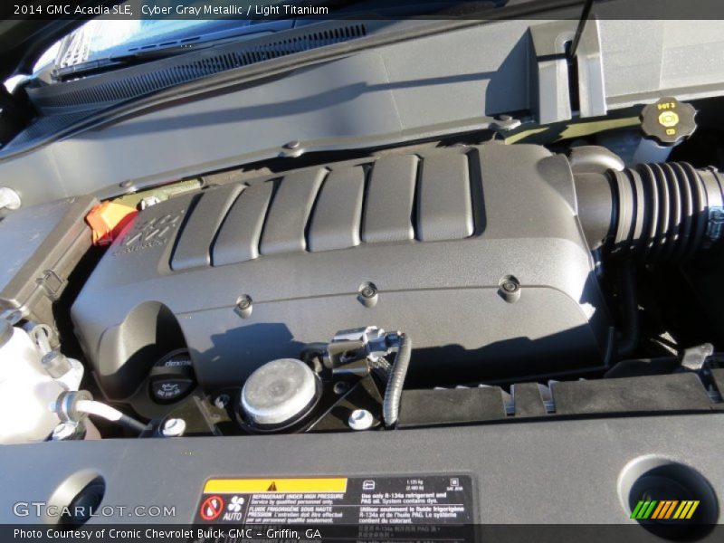 Cyber Gray Metallic / Light Titanium 2014 GMC Acadia SLE