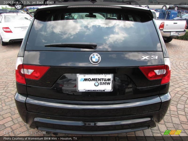 Jet Black / Black 2006 BMW X3 3.0i