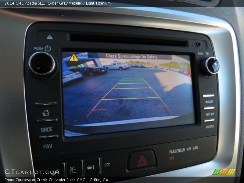Cyber Gray Metallic / Light Titanium 2014 GMC Acadia SLE
