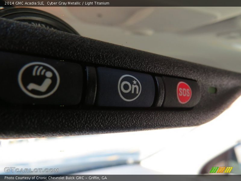 Cyber Gray Metallic / Light Titanium 2014 GMC Acadia SLE