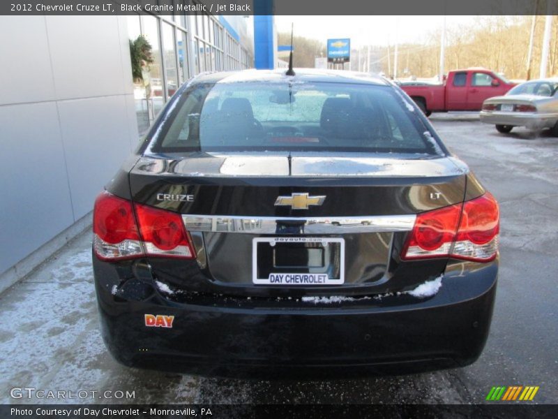 Black Granite Metallic / Jet Black 2012 Chevrolet Cruze LT
