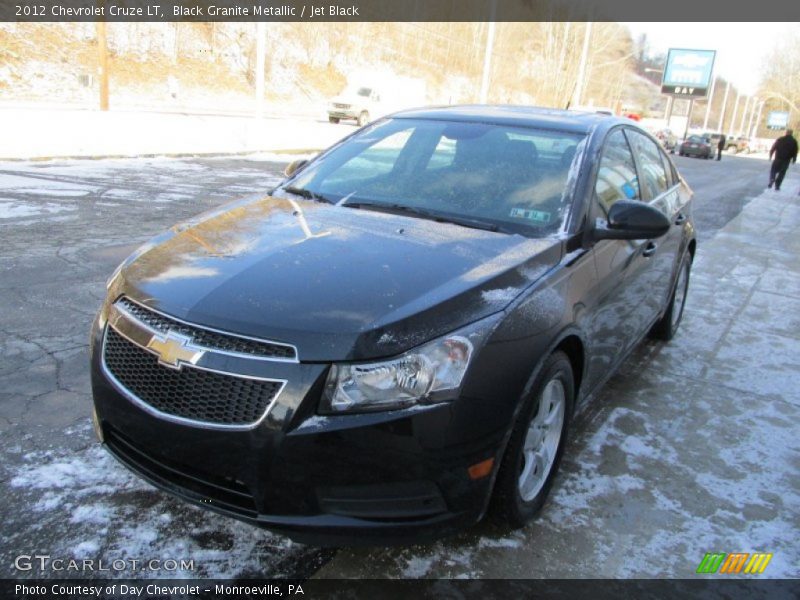 Black Granite Metallic / Jet Black 2012 Chevrolet Cruze LT