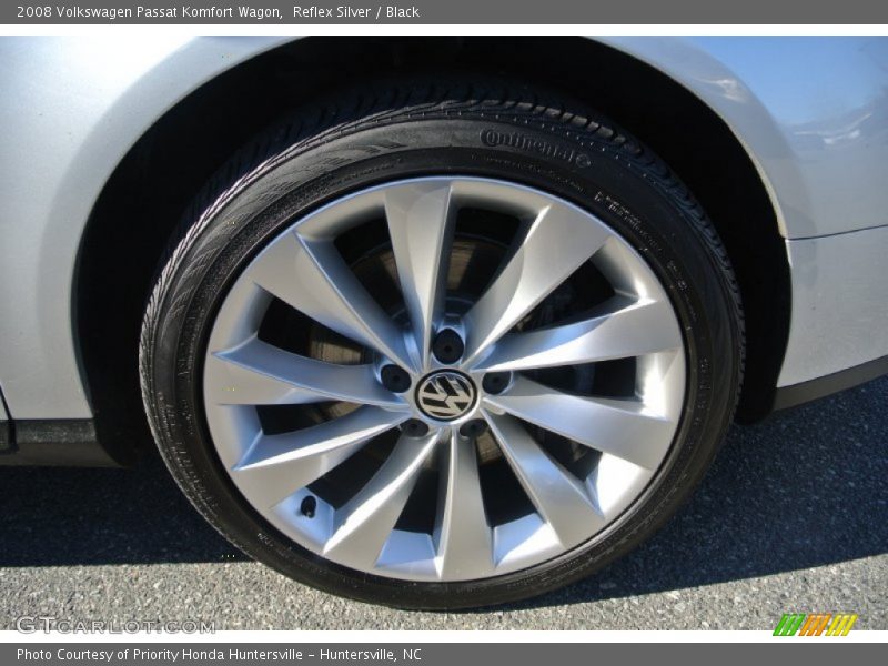 Reflex Silver / Black 2008 Volkswagen Passat Komfort Wagon