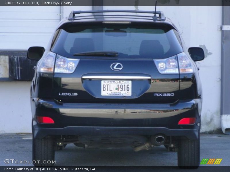 Black Onyx / Ivory 2007 Lexus RX 350