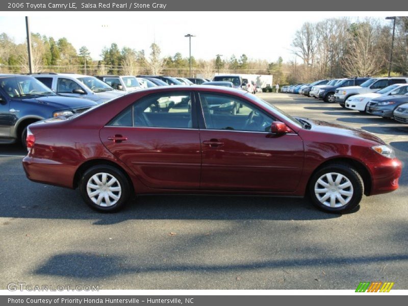 Salsa Red Pearl / Stone Gray 2006 Toyota Camry LE