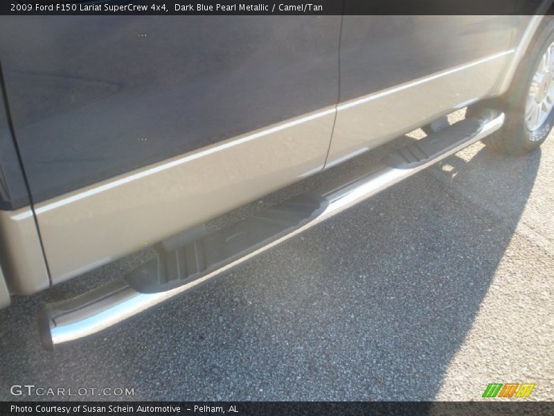 Dark Blue Pearl Metallic / Camel/Tan 2009 Ford F150 Lariat SuperCrew 4x4