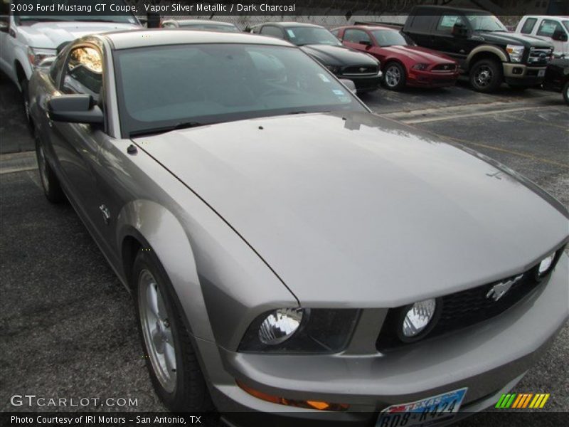 Vapor Silver Metallic / Dark Charcoal 2009 Ford Mustang GT Coupe