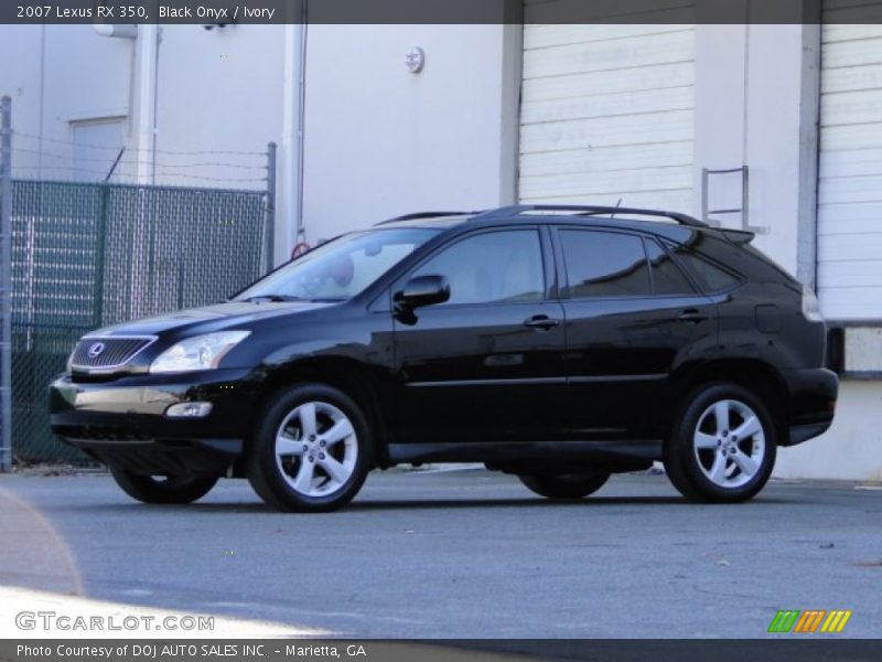 Black Onyx / Ivory 2007 Lexus RX 350