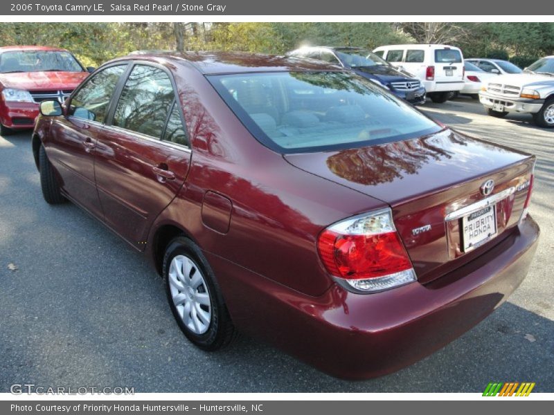 Salsa Red Pearl / Stone Gray 2006 Toyota Camry LE