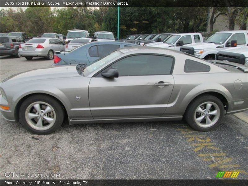 Vapor Silver Metallic / Dark Charcoal 2009 Ford Mustang GT Coupe