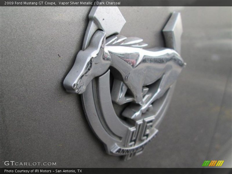 Vapor Silver Metallic / Dark Charcoal 2009 Ford Mustang GT Coupe