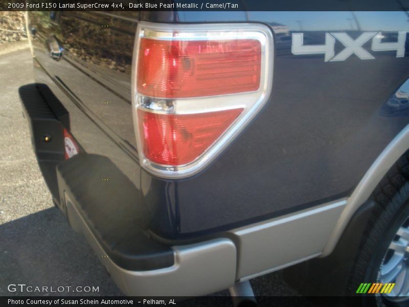 Dark Blue Pearl Metallic / Camel/Tan 2009 Ford F150 Lariat SuperCrew 4x4