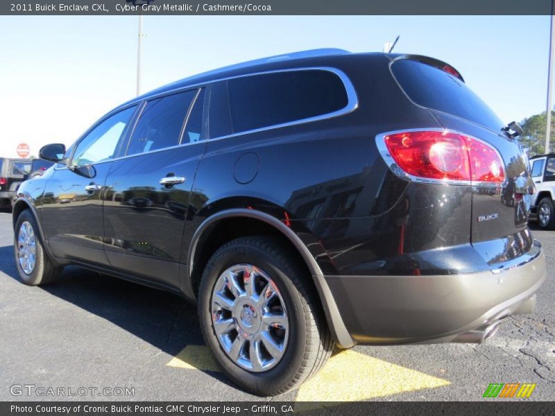 Cyber Gray Metallic / Cashmere/Cocoa 2011 Buick Enclave CXL