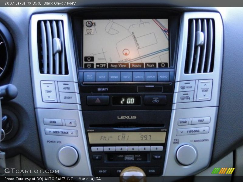 Black Onyx / Ivory 2007 Lexus RX 350