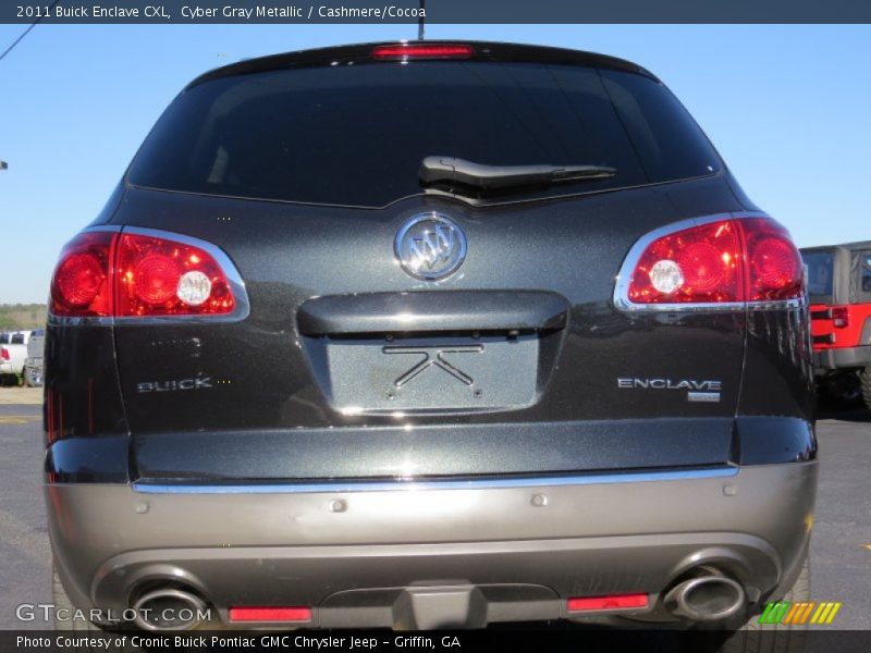 Cyber Gray Metallic / Cashmere/Cocoa 2011 Buick Enclave CXL