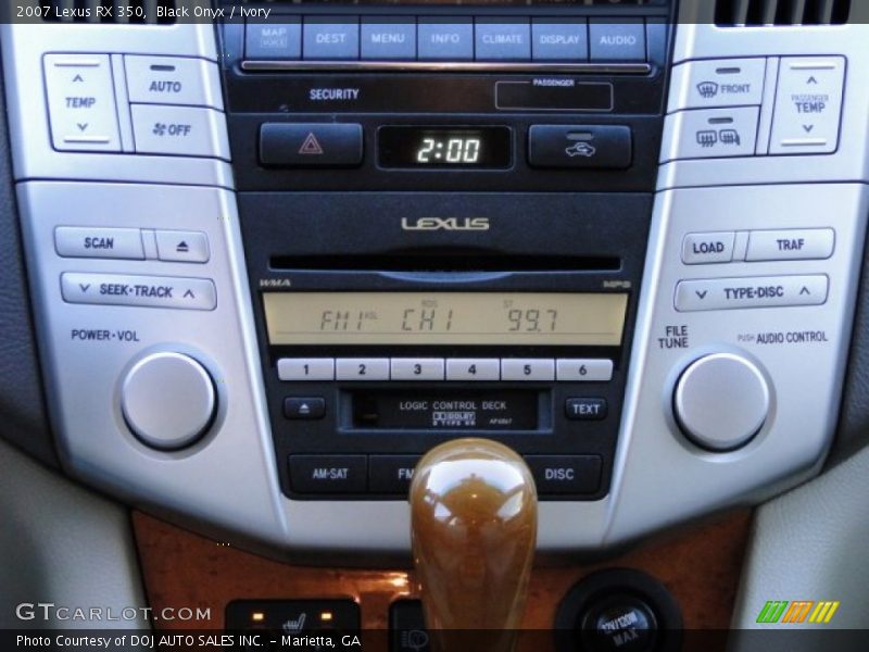 Black Onyx / Ivory 2007 Lexus RX 350