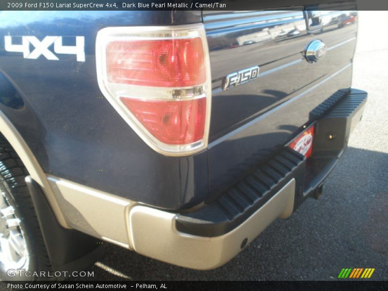 Dark Blue Pearl Metallic / Camel/Tan 2009 Ford F150 Lariat SuperCrew 4x4