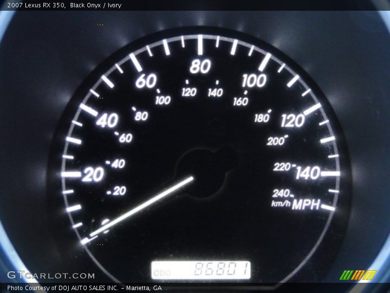 Black Onyx / Ivory 2007 Lexus RX 350