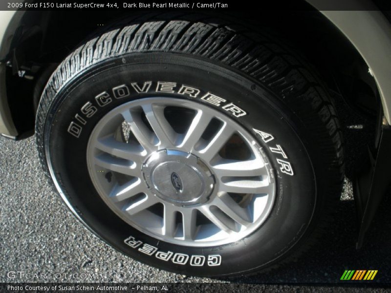 Dark Blue Pearl Metallic / Camel/Tan 2009 Ford F150 Lariat SuperCrew 4x4