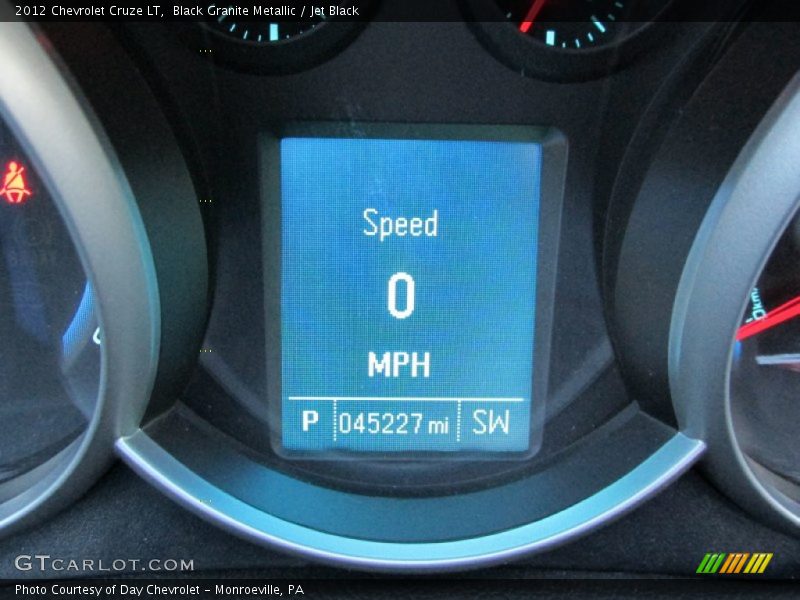 Black Granite Metallic / Jet Black 2012 Chevrolet Cruze LT