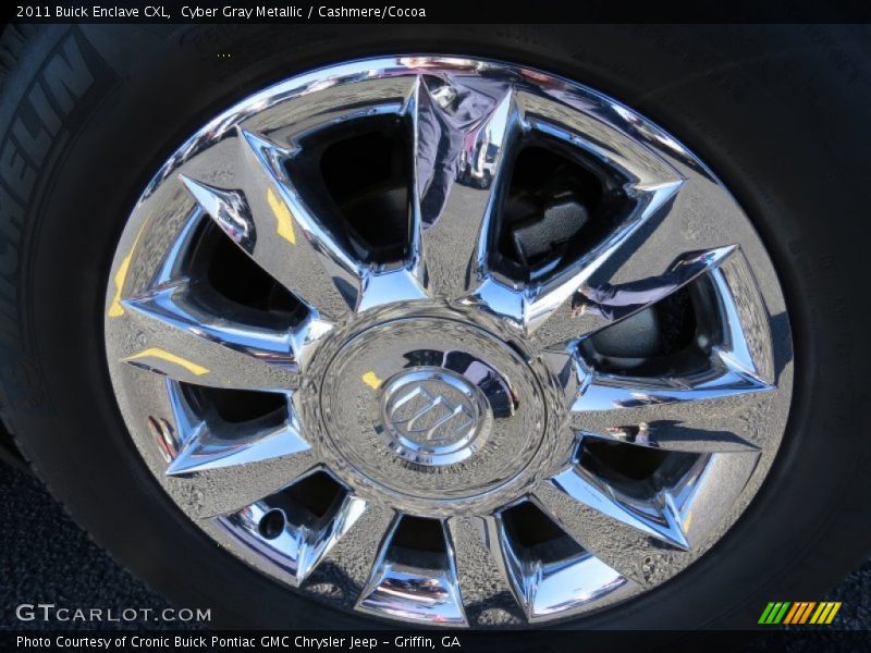Cyber Gray Metallic / Cashmere/Cocoa 2011 Buick Enclave CXL