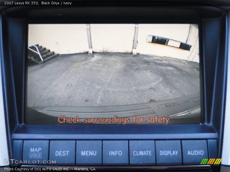 Black Onyx / Ivory 2007 Lexus RX 350
