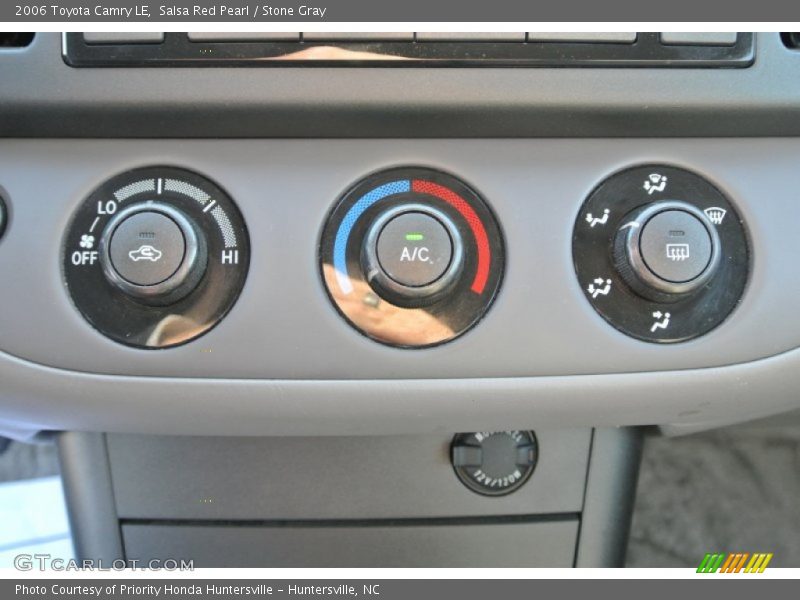 Salsa Red Pearl / Stone Gray 2006 Toyota Camry LE