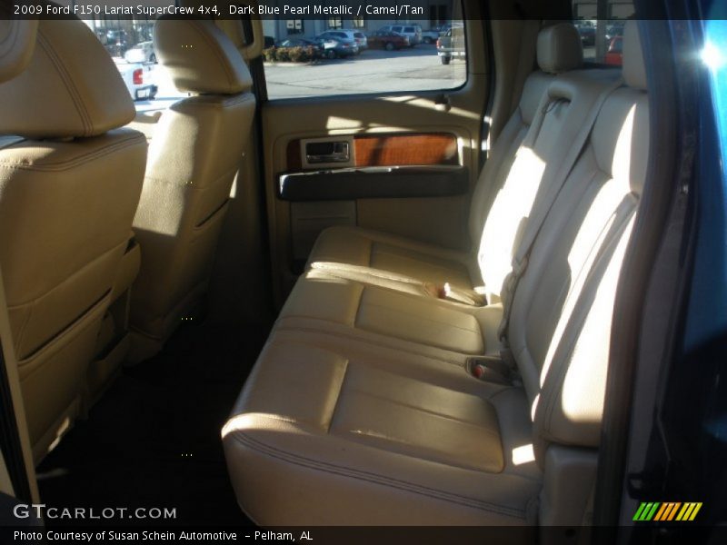 Dark Blue Pearl Metallic / Camel/Tan 2009 Ford F150 Lariat SuperCrew 4x4