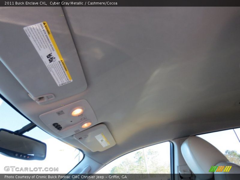Cyber Gray Metallic / Cashmere/Cocoa 2011 Buick Enclave CXL