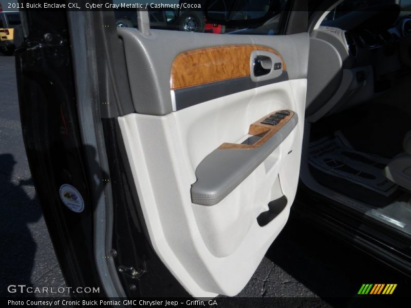 Cyber Gray Metallic / Cashmere/Cocoa 2011 Buick Enclave CXL