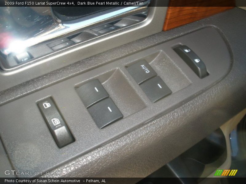 Dark Blue Pearl Metallic / Camel/Tan 2009 Ford F150 Lariat SuperCrew 4x4