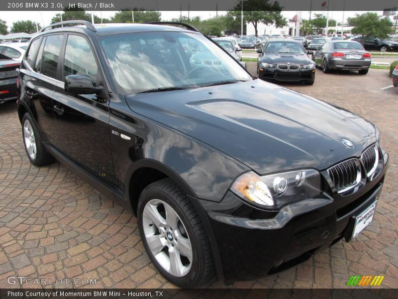 Jet Black / Black 2006 BMW X3 3.0i