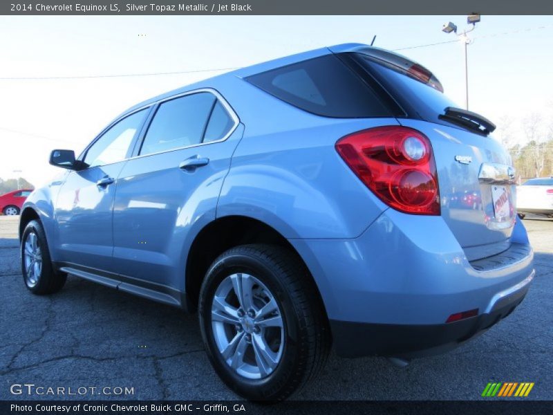 Silver Topaz Metallic / Jet Black 2014 Chevrolet Equinox LS